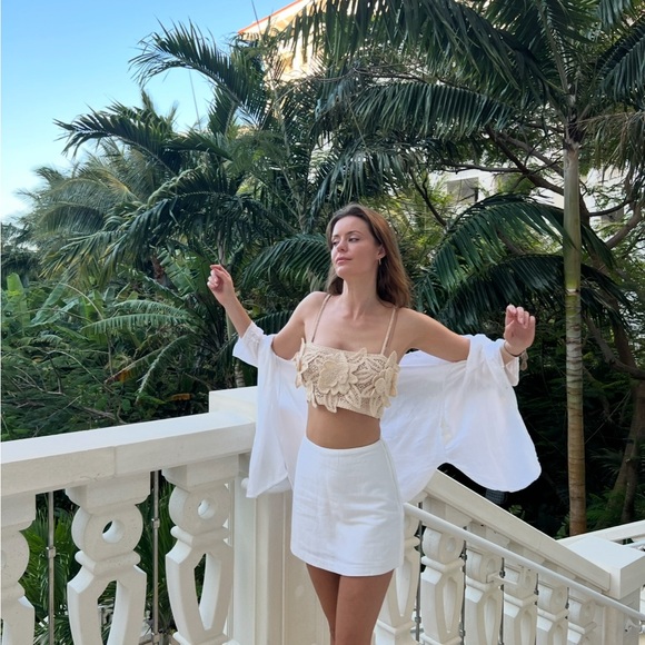 Zara Crochet Lace Top - Picture 3 of 3